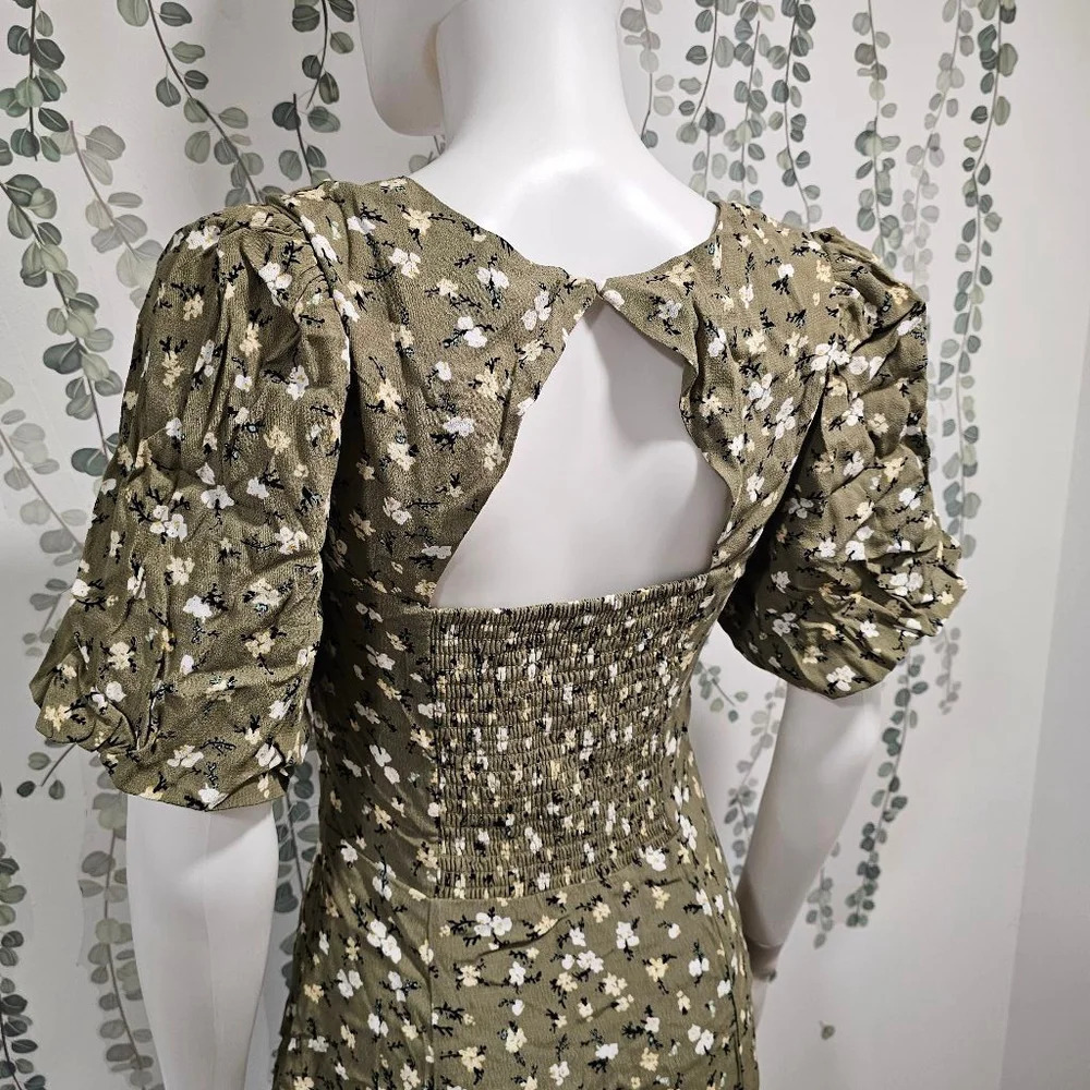 Women's ASTR the Label Green Floral Dress Size S - Picture 10 of 13
